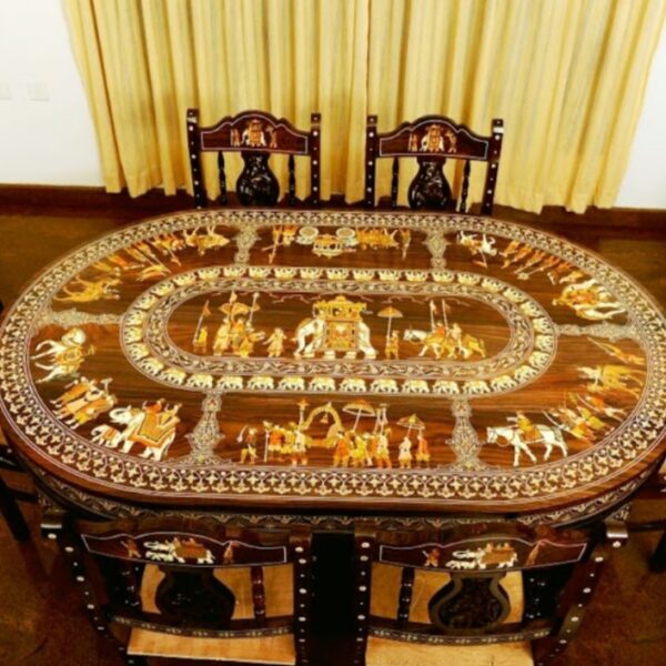 Rosewood Dining Table in capacity of 6 seater