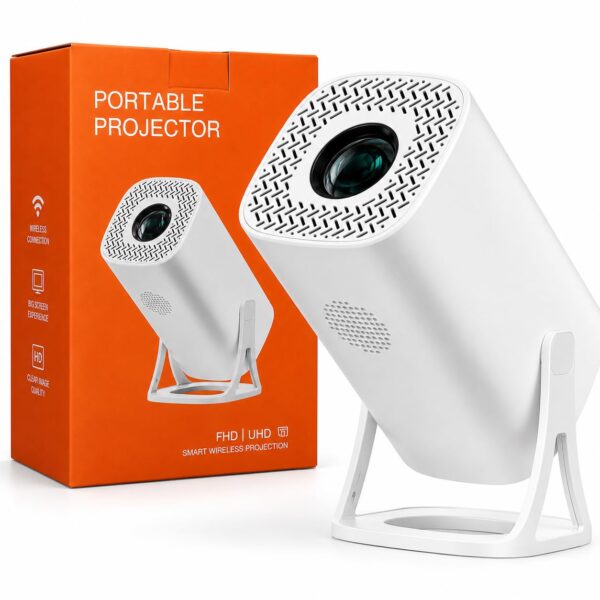 Smart LED Projector Android 14 WiFi Projector, Full HD 1080P & 4k